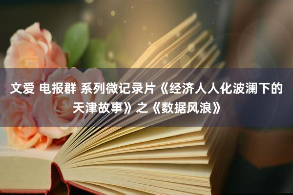 文爱 电报群 系列微记录片《经济人人化波澜下的天津故事》之《数据风浪》